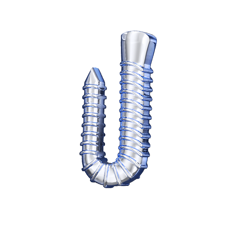 SCREWED UP BLIP (BLUE SILVER)