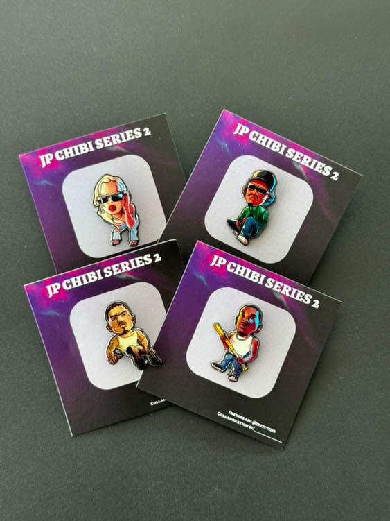 GTA COVER GIRL CHIBI PIN