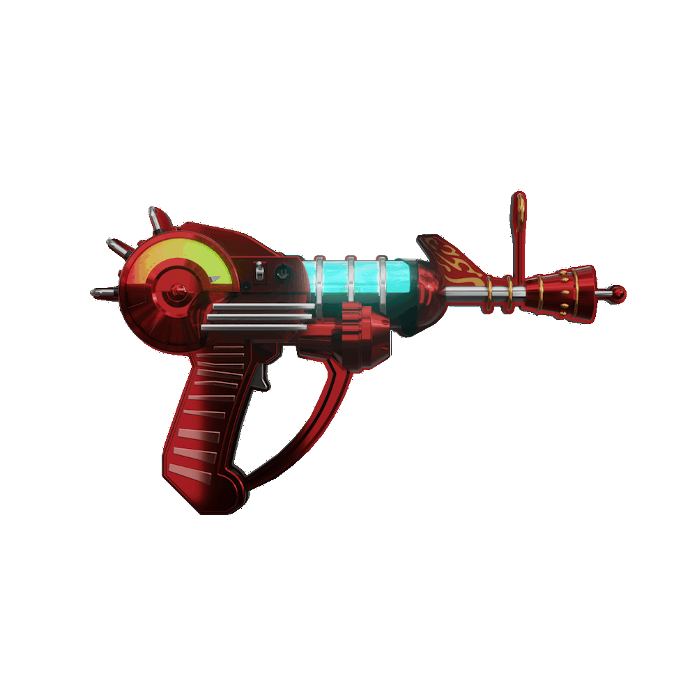 RAY GUN PIN (3D)