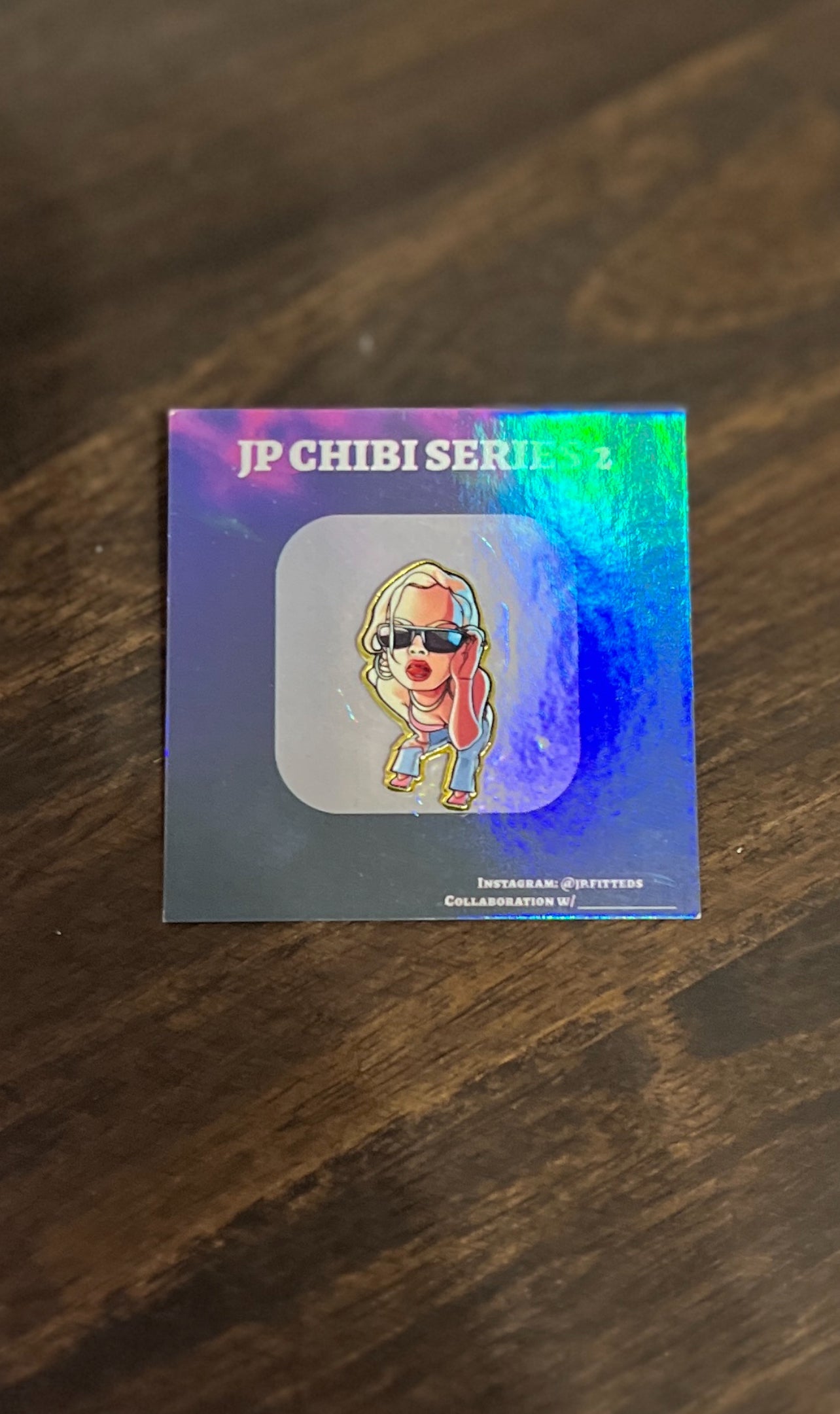 GTA COVER GIRL CHIBI PIN